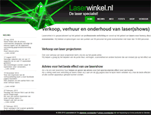 Tablet Screenshot of laserwinkel.nl